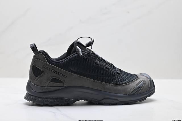 公司级Salomon Xa pro 3D 萨洛蒙 网布皮革 Jeong Li联名 舒适百搭 耐磨透气抗冲击 低帮 户外功能鞋 鞋面采用Sensifit贴合技术
