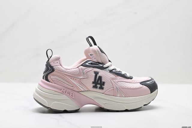 公司级Mlb Curve Runner Speed 百搭舒适休闲潮流厚底增高防滑耐磨 低帮 老爹鞋 货号:3Arnc045N 尺码:35 36 36.5 37.