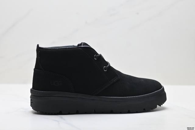 公司级Ugg短靴系带加绒雪地靴男加厚休闲棉靴子保暖厚底复古防寒东北大棉鞋 货号:1151773 尺码:39-45 Ld:Zed145-Azr