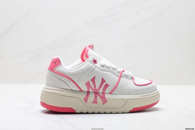 真标Mlb Chunky Liner Denim 潮流百搭 厚底增高休闲鞋 防滑耐磨 低帮 老爹鞋 货号:3Asx N 尺码:35.5 36 36.5 37.5