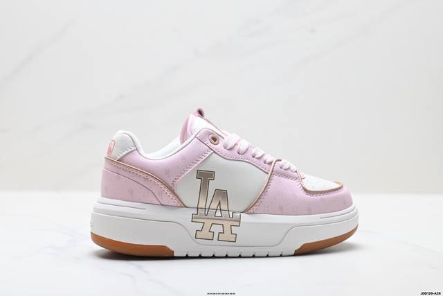 真标Mlb Chunky Liner Denim 潮流百搭 厚底增高休闲鞋 防滑耐磨 低帮 老爹鞋 货号:3Asx N 尺码:35.5 36 36.5 37.5