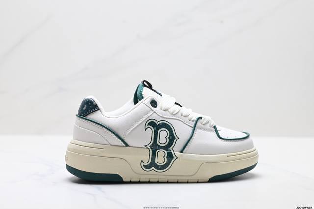 真标Mlb Chunky Liner Denim 潮流百搭 厚底增高休闲鞋 防滑耐磨 低帮 老爹鞋 货号:3Asx N 尺码:35.5 36 36.5 37.5