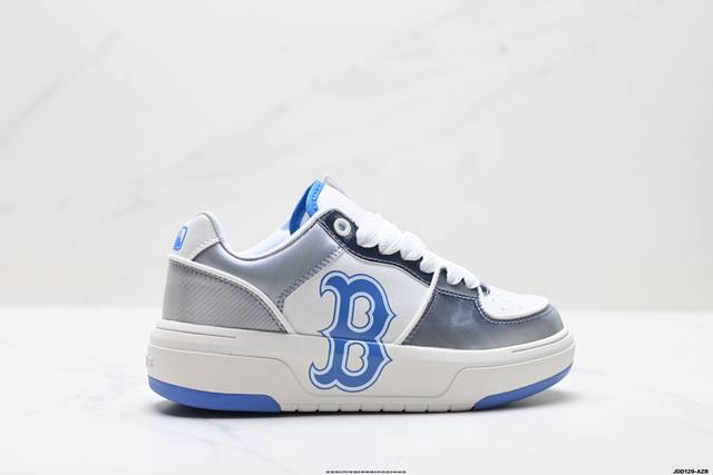 真标Mlb Chunky Liner Denim 潮流百搭 厚底增高休闲鞋 防滑耐磨 低帮 老爹鞋 货号:3Asx N 尺码:35.5 36 36.5 37.5