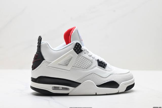 真标Nike Air Jordan 4 Retro 耐克迈克尔 乔丹Aj4代中帮复古休闲运动文化篮球鞋 货号:Im4002-100 尺码:36 36.5 37.