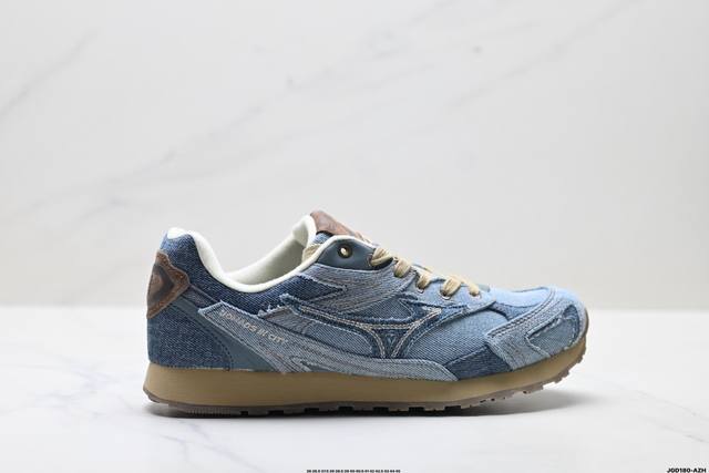 公司级Mizuno美津浓 Lg 60S 2K 舒适百搭 做旧设计 德训 薄底防滑耐磨 低帮休闲鞋 Y2K与60S的时空碰撞 趋势破壁 沿袭Mizuno经典薄底跑