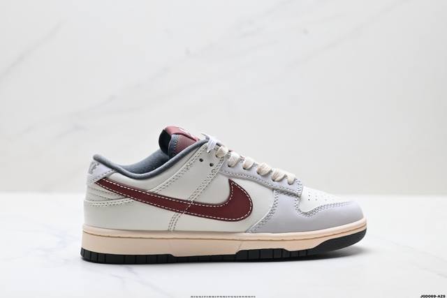 公司级Nike Dunk Low 扣篮系列 耐克 复古低帮休闲运动滑板板鞋 采用脚感柔软舒适Zoomair气垫 有效吸收滑板等极限运动在落地时带来的冲击力 为街