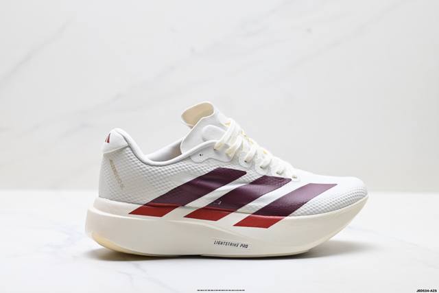 公司级Adidas Adizero Evo Sl 阿迪达斯 舒适百搭防滑耐磨 低帮 休闲跑步鞋 货号:Jr 尺码:36 36.5 37 38 38.5 39 4