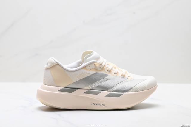 公司级Adidas Adizero Evo Sl 阿迪达斯 舒适百搭防滑耐磨 低帮 休闲跑步鞋 货号:Jr 尺码:36 36.5 37 38 38.5 39 4