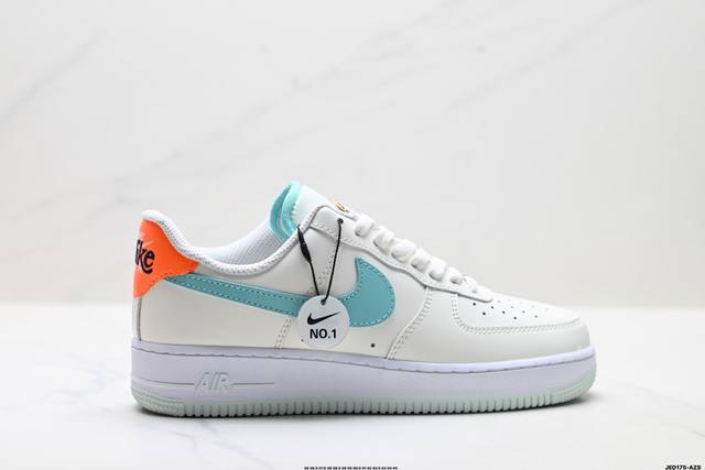 公司级耐克Nike Air Force 1’07空军一号低帮百搭休闲运动板鞋。柔软、弹性十足的缓震性能和出色的中底设计，横跨复古与现代的外型结合，造就出风靡全球