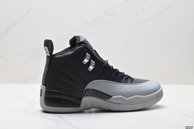 真标Nike Air Jordan 12 耐克 防滑 高帮 Aj12代复古篮球鞋 货号:Ct8013-140 尺码:40-47 Id:Jjf575-Azs