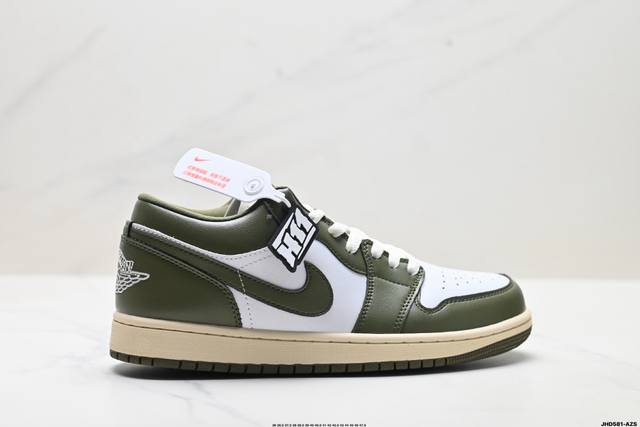 公司级Nike Air Jordan 1 Low Og 耐克 Aj1乔1低帮休闲板鞋 同步官方配色 升级原楦原档案数据开发纸版楦型 采用同源纳帕头层皮革鞋面材质