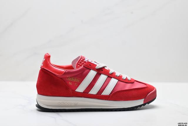 真标Adidas Sl 72 Rs 阿迪达斯 三叶草复古休闲跑步鞋休闲运动鞋 货号:G28319 尺码:36-45 Id:Jjd170-Azs