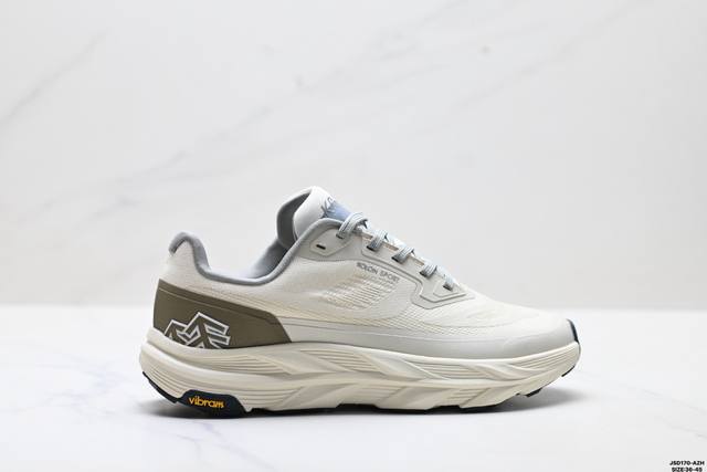 公司级可隆Kolon Sport 抓地V底巴斯夫轻盈Krust越野跑鞋 户外功能鞋 适合短距离多地形穿着的越野跑鞋 耐用梭织鞋面 便于应对不同地形的高强度挑战