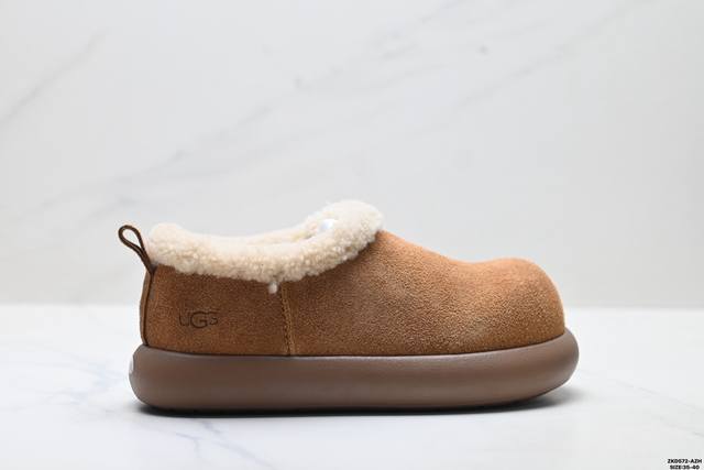 公司级Ugg Ethnic Syle Slippers 小土豆 复古百搭 全包加绒 暖冬加绒休闲时尚高颜值 舒适一脚蹬 包头拖鞋 货号:1182025 尺码:3