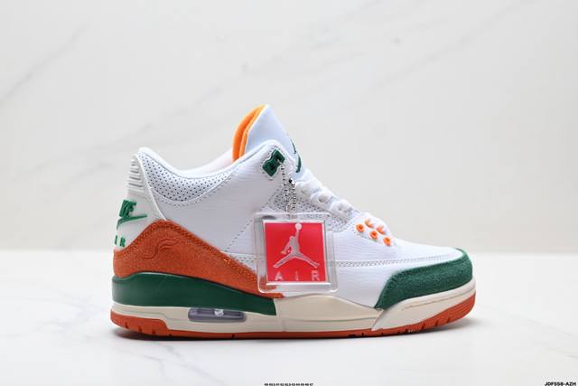 真标Nike Air Jordan 3 Retro 迈克尔 乔丹Aj3代中帮复古休闲运动文化篮球鞋 货号:Io1752-100 尺码:40 40.5 41 42