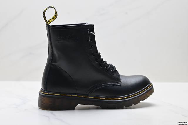 真标Dr.Martens马汀博士 Martens 1460 Smooth Leather platform系列松糕高帮英伦骑士朋克复古机车厚底粗跟 马丁靴 采用