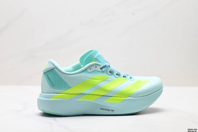 公司级Adidas Adizero Evo Sl 阿迪达斯 舒适百搭防滑耐磨 低帮 休闲跑步鞋 货号:Js4452 尺码:40-45 Id:Jzd101-Azh