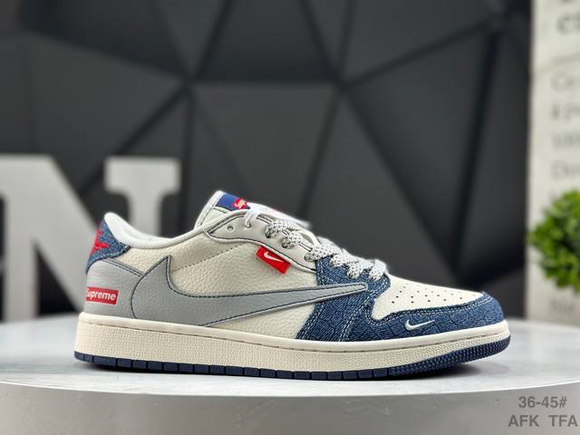 耐克 Nike Air Jordan 1 Low 定制配色 定制Aj联名-高端定制 低帮复古文化板鞋 #定制鞋盒 大厂纯原品质出货 超高清洁度 皮料切割干净无任
