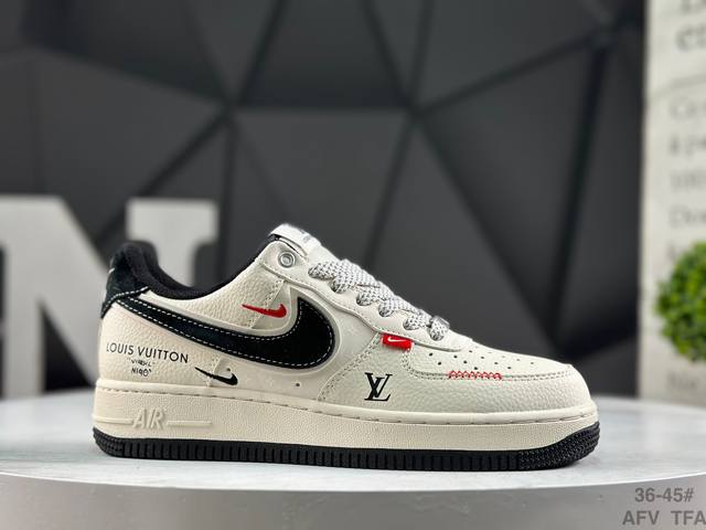 耐克 Nike Air Force 1 '07 Low 空军一号 低帮 运动鞋 休闲鞋 折边针车 工艺难度大 原楦头原纸板 原装鞋盒 定制五金配件 内置全掌气垫