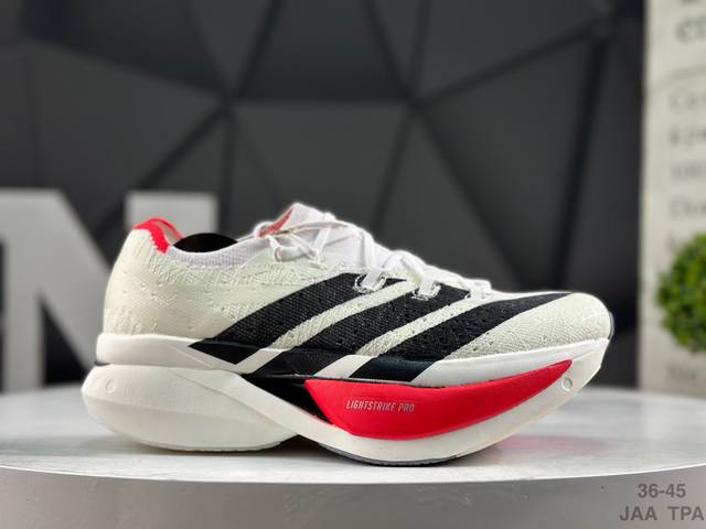 阿迪达斯 Adidas Adizero prime X 3 Strung 阿迪防滑耐磨舒适跑步鞋 货号：Ji2981 Jr2598 Jr2597 尺码：36-4