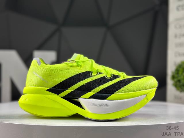 阿迪达斯 Adidas Adizero prime X 3 Strung 阿迪防滑耐磨舒适跑步鞋 货号：Ji2981 尺码：36-45 Jaa Tpa