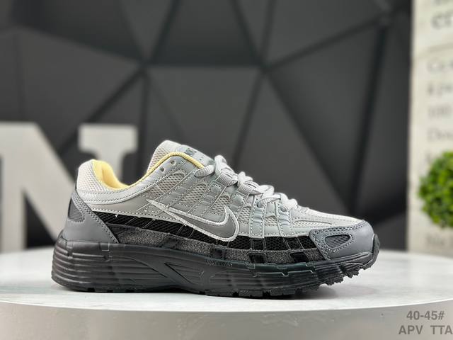 真标 耐克 Nike p-6000 Initiator Running 耐克Ins 超火复古厚底老爹鞋 官方货号:Bv1021 007 尺码:如图所示 Apv