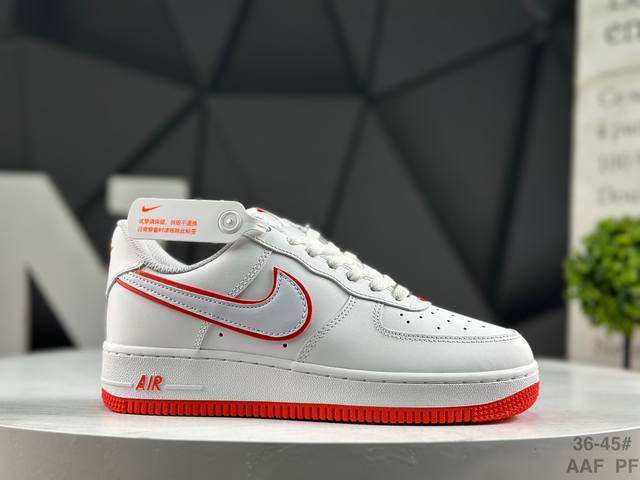 福利特价 耐克 Nike Air Force 1 '07 Low 空军一号 原楦头原纸板 打造纯正空军版型 #专注外贸渠道 全掌内置蜂窝气垫 #原盒配件 原厂中