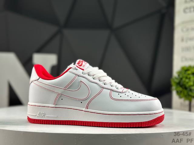 福利特价 耐克 Nike Air Force 1 '07 Low 空军一号 原楦头原纸板 打造纯正空军版型 #专注外贸渠道 全掌内置蜂窝气垫 #原盒配件 原厂中