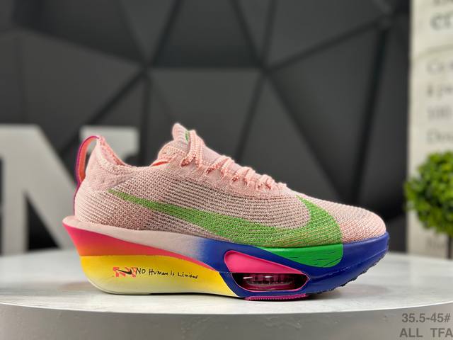 耐克 Nk Air Zoom Alphafly Next % 3 2025年全新超级马拉松跑鞋 #鞋款搭载两个Airzoom缓震配置，中底Zoomx 泡绵从后跟