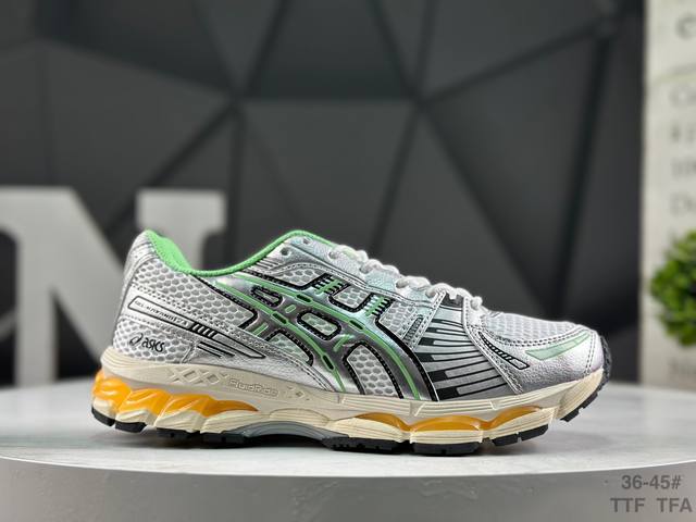 亚瑟士 Asics Gel-Kayano 12.1 亚瑟士 运动休闲透气专业跑鞋 采用工程弹性双层再生针织密度鞋面材质 后跟3D可视Gel缓震乳胶物料 升级Ff