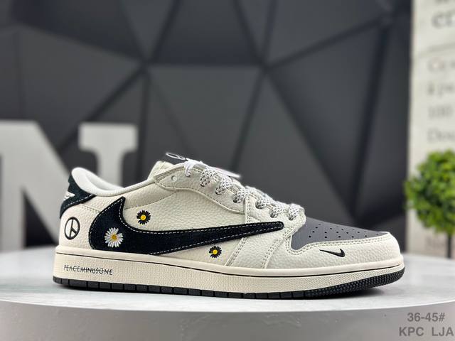 耐克 Nike Air Jordan 1 Low Aj1乔1 低帮潮流缓运动休闲板鞋。Aj1 低帮拼接 倒钩 完美版型真头层牛皮# 内置缓震气垫 原鞋开模 拒绝