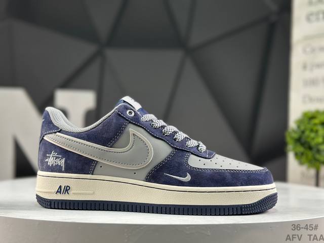 福利特价 耐克 Nk Air Force 1'07 Low 空军一号低帮休闲板鞋 #定制皮料 原楦原纸板 纯正空军版型 高清洁度 内置全掌气垫 货号：Sj669