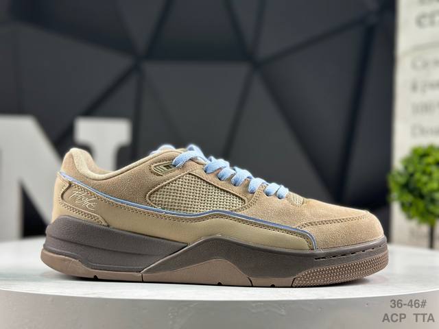 Jordan Flight Court 卡其 Air Jordan Aj4 Retro 原楦原纸板 原厂材料开发 细节把控到位 主供外贸客户 打造完美鞋型 纸板