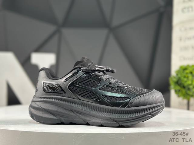 Hoka One One男女款夏季户外运动休闲鞋Clifton One9透气复古新款 尺码:36-45半 Atc Tla 货号：1155370 Bbnb