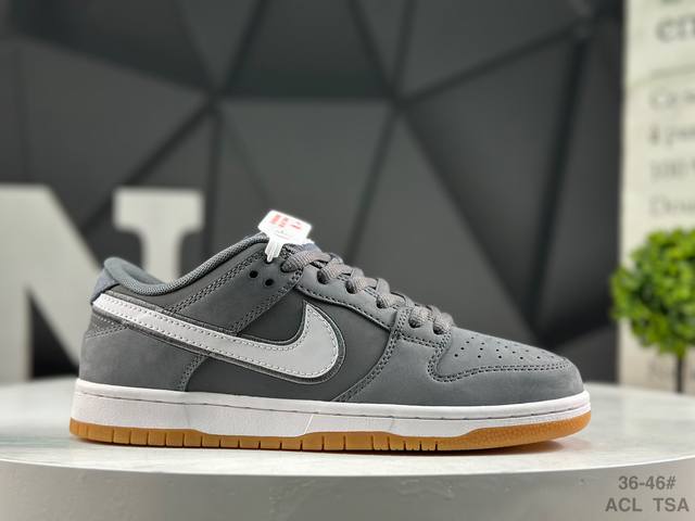 耐克 Nike Sb Dunk Low扣篮系列低帮休闲运动滑板板鞋采用软质牛剖皮鞋面材质 货号:Fz1287-300 尺码：36-46 半 Acl Tsa