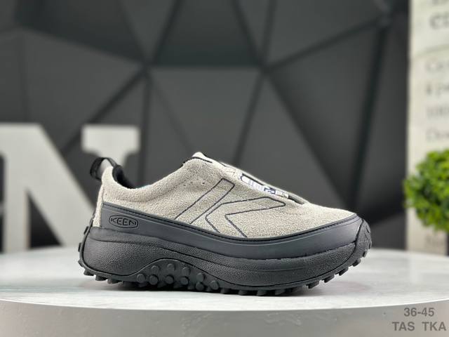 Keen 科恩 Newport H2 复古低帮系带户外风露营徒步登山运动训练鞋 25Ss秋冬季新款原楦型开发纸版 采用固色翻毛皮鞋面材质#内嵌高密度Eva发泡缓