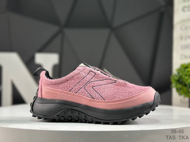 Keen 科恩 Newport H2 复古低帮系带户外风露营徒步登山运动训练鞋 25Ss秋冬季新款原楦型开发纸版 采用固色翻毛皮鞋面材质#内嵌高密度Eva发泡缓