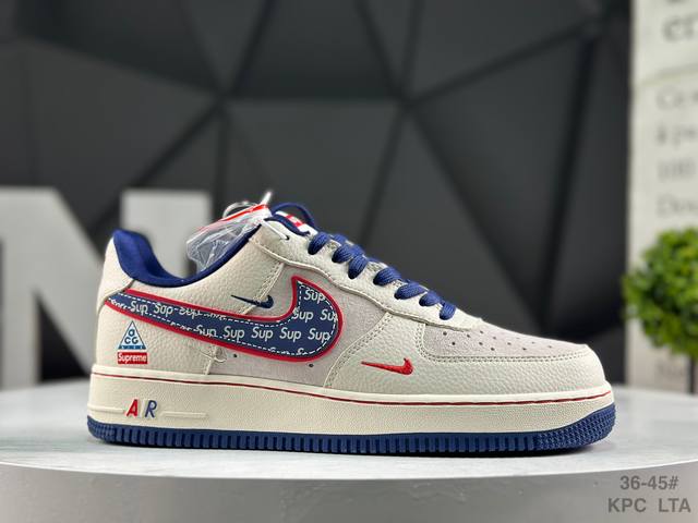 公司级 耐克 Nike Air Force 1'07 Low 巴宝莉联名 米军绿电绣 空军一号低帮休闲板鞋 货号：Dd1982 328 #定制皮料 定制鞋盒 原