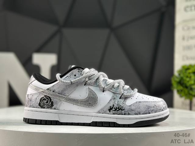 耐克 Nike Sb Dunk Low 扣篮系列 低帮休闲运动滑板板鞋 货号：Dd1391 100 尺码：如图所示 Atc Lja