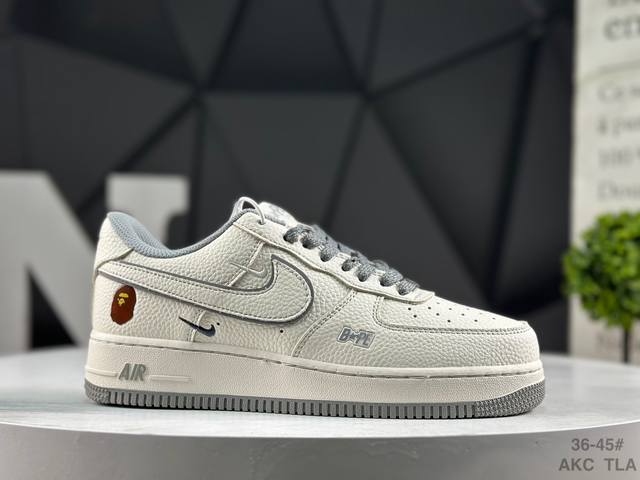 耐克 Nike Air Force 1 '07 Low 空军一号 低帮 运动鞋 休闲鞋 折边针车 工艺难度大 原楦头原纸板 原装鞋盒 定制五金配件 内置全掌气垫