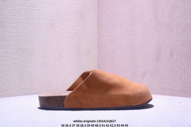 Adidas Originals Adimule 舒适百搭 防磨包头拖鞋 男女同款 Xm1201Q627