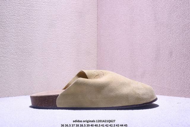 Adidas Originals Adimule 舒适百搭 防磨包头拖鞋 男女同款 Xm1201Q627