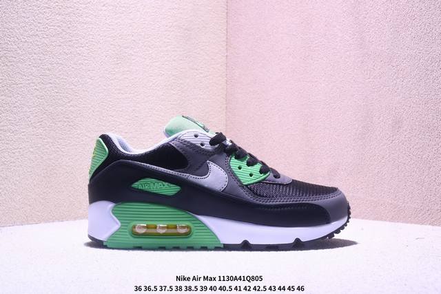 公司级Nike Air Max 90 初代复古气垫百搭休闲运动慢跑鞋复古小气垫史上第一双可视气垫跑鞋 凭借着 Air Max 气垫带来的舒适脚感和鞋面面料上的不