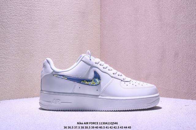 耐克 Nike Air Force 1 '07空军一号 百搭休闲运动板鞋。柔软、弹性十足的缓震性能和出色的中底设计，横跨复古与现代的外型结合，造就出风靡全球三十