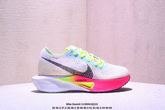 Nike Zoomx Vaporfly 3 舒适百搭减震防滑耐磨 低帮跑步鞋 Xm1130Q222