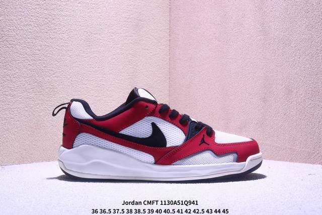 Jordan Cmft Era Chicago 柔软舒适 防滑耐磨 低帮 生活休闲鞋 男女款 主货号:Hj6777-106 尺码36-46带半码 Xm1130Q