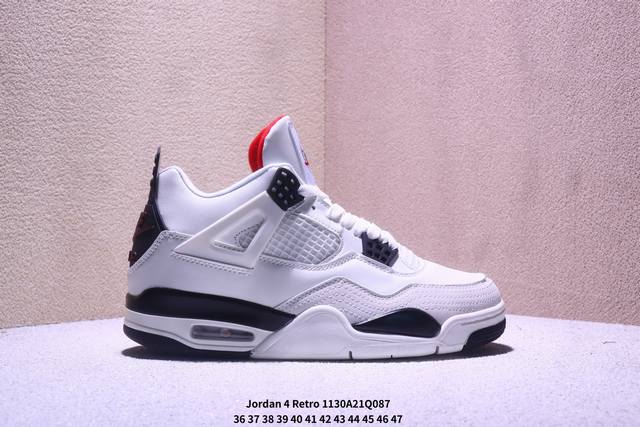 耐克Nike Air Jordan 4 Retro 迈克尔 乔丹Aj4代中帮复古休闲运动文化篮球鞋 Xm1130Q087
