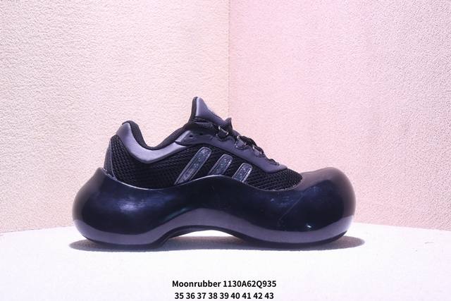 公司级Avavav X Adidas Originals Moonrubber Megaride 阿迪达斯 联名款 舒适 防滑耐磨 低帮 生活休闲鞋 Xm113