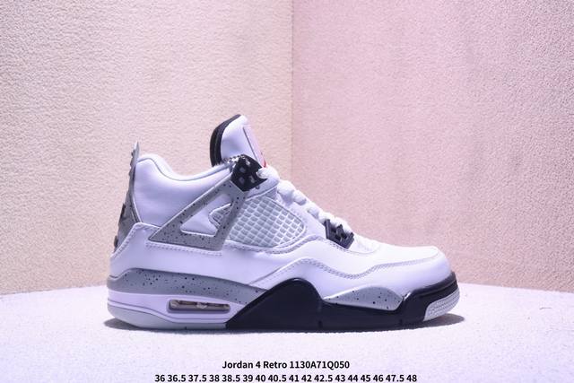 公司级Aj4 Air Jordan 4 Retro ” Infrared “ Aj4乔4 男子文化篮球鞋 大厂出品 主力合作工厂p 全新模具开发 纯正4代正确鞋