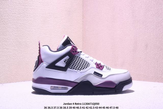 公司级Aj4 Air Jordan 4 Retro ” Infrared “ Aj4乔4 男子文化篮球鞋 大厂出品 主力合作工厂p 全新模具开发 纯正4代正确鞋